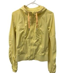 Lululemon Street to Studio Jacket Mellow Lemon sz 4